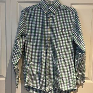 Mens Check medium button down shirt by Vineyard Vines